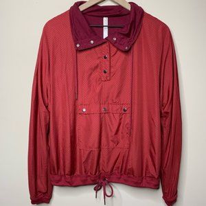 Free People Movement Pullover Red Flounce XS